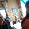Вручение жителям Кулешовского сельского поселения веточек вербы